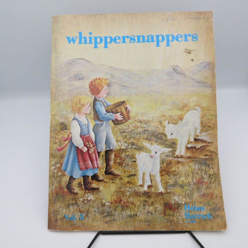 Whippersnappers Vol 5 Helan Barrick 1981 Wood Painting Craft Book Illustrated